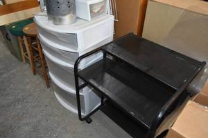lot 139 image: Poly stack, computer work stand