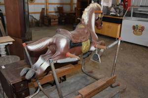 lot 151 image: Spring Rocking Horse