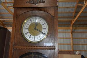 lot 154 image: Grandfather clockneeds work