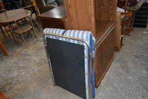 lot 196 image: Coleman Cot & shelf