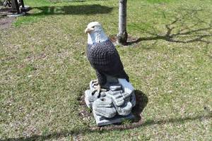 lot 5 image: 36 Tall  Solid concrete eagle