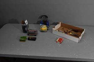 lot 284 image: 2) Bricks 22 shells, muffs, misc.
