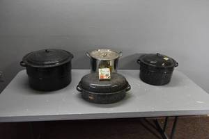 lot 326 image: 2) Water baths, SS kettle, Lids
