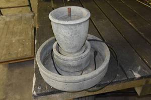lot 362 image: Concrete FountainBird Bath