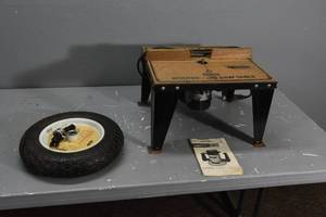 lot 377 image: Wards Router & Table, Wheel