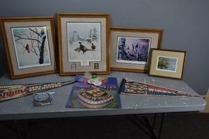lot 427 image: Jim Hansel Print, Wildlife & Twins