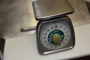 lot 11 image: Taylor 32 oz scale wadjustable tare NSF