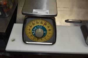 lot 12 image: Taylor 32 oz scale wadjustable tare NSF