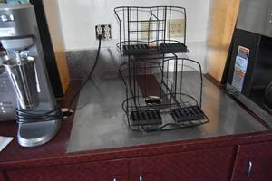 lot 39 image: NSF Coffee Carafe Rack for four