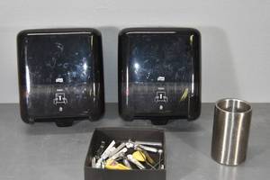 lot 127 image: 2) Tork paper towel dispensers & temp probes