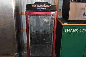 lot 78 image: Glass door Warrier Cooler 23 w x 25 d x 59 t
