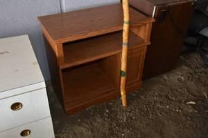lot 40 image: Walking stick and cabinet