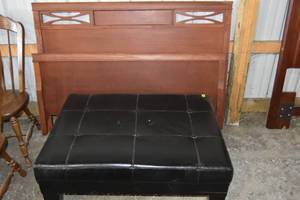 lot 48 image: Footstoolheadfootboard
