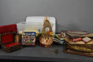 lot 124 image: Afgans, pics,puzzles, games