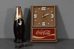 lot 138 image: Coca Cola Clock