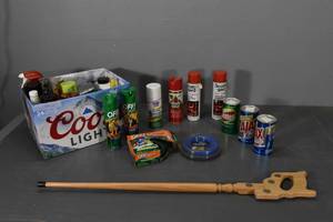 lot 194 image: Many cans of product