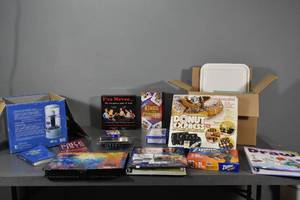 lot 202 image: Many games and art books