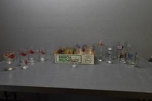 lot 244 image: Variety of Beer glasses