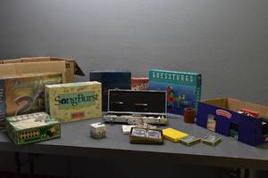 lot 255 image: Cards, Games & Gun Cleaning kit