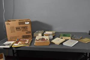 lot 270 image: Large Box  of Cook books