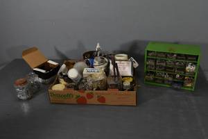 lot 296 image: Screws, nails, organizer