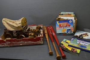 lot 303 image: Conestoga Coach, Bats & Books
