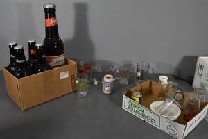 lot 306 image: Bud bottles-glass1 Poly bank
