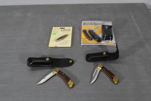lot 314 image: 4) Buck knives