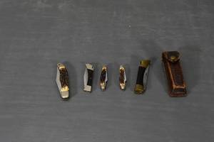 lot 315 image: 5) Pocket knives1-Browning