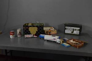 lot 321 image: Soup & Beer can banks, trucks