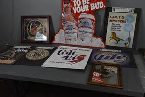 lot 343 image: Beer Signs and Other signs