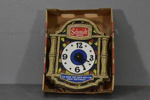 lot 344 image: Schmidt Beer ClockDNW