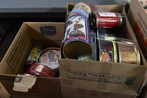 lot 351 image: 3) Boxes of Metal Tins