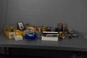 lot 353 image: Banks, Brass & Glass Figures