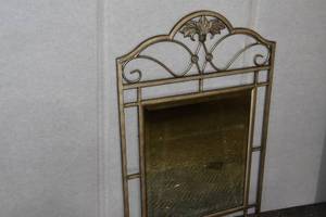 lot 434 image: Metal Framed mirror