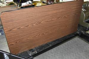lot 387 image: Folding Table 2 X 4 Brown top