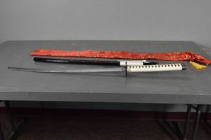 lot 390 image: China Sword & Scabbord