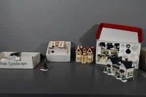 lot 391 image: 4) Dept. 56 Village pieces