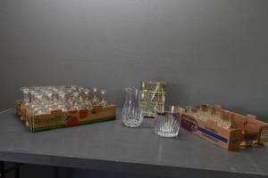 lot 398 image: Goblets, Glasses, Pitcher, Bowl