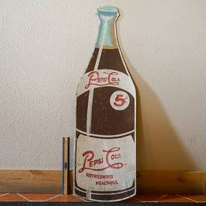 lot 3 image: Vintage Pepsi-Cola Sign