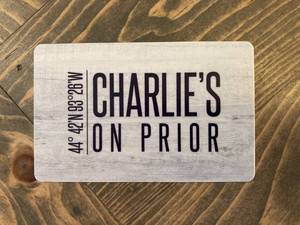 lot 20 image: Charlies on Prior Gift Card for $50