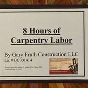 lot 79 image: Carpentry Certificate