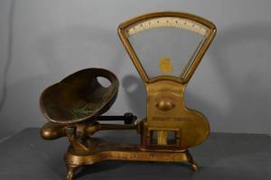 lot 1 image: Toledo Brass&nbsp Store scale