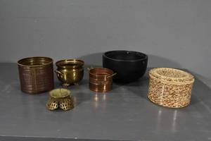 lot 67 image: Brass pieces,etc