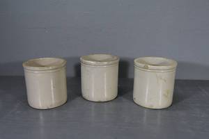 lot 73 image: 3 -1 gal. stoneware crocks