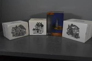 lot 87 image: Village pieces