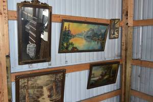 lot 133 image: 4) Pictures & Mirror