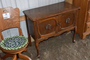 lot 143 image: Two Door Cabinet