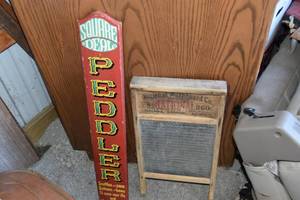 lot 162 image: Wash Board & Sign