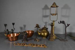 lot 239 image: Brass and copper